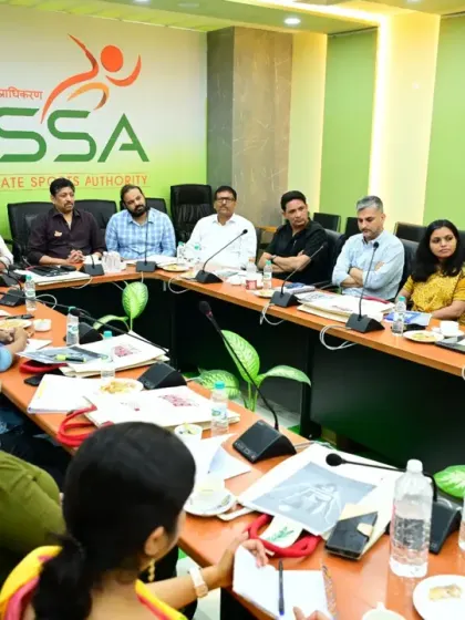 A closer look at the collaborative discussions during the Bihar policy drafting meeting. Our team members engaged directly with officials and stakeholders, ensuring the final policy was practical and grounded in the real experiences of athletes.