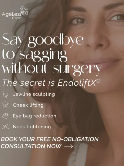 EndoliftX is my go-to solution for clients wanting to address sagging without surgery. It is highly effective for jawline sculpting, cheek lifting, eye bag reduction, and neck tightening. The results are both immediate and progressive as new collagen forms.
