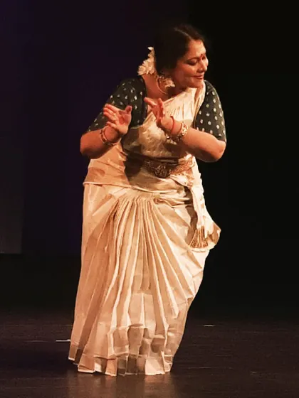 A moment of joy and expression from our "Tradition and Transition" performance.