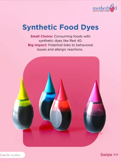 Synthetic food dyes, like Red 40, are common in processed foods and have been linked to behavioral issues and allergic reactions in some children. Choosing foods with natural colors is a safer option for your family.