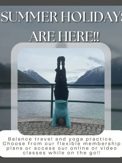 Traveling doesn't mean you have to pause your practice. Our flexible membership plans and included online classes mean you can take your yoga with you wherever you go.