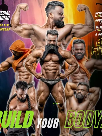 They say money can’t buy happiness, but it can buy a gym membership. This promotional collage showcases the different facets of my physique and the results you can achieve.