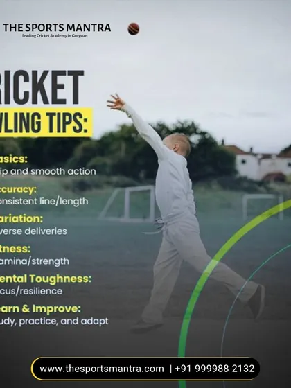 This infographic covers the essential tips for any bowler. We work on building a strong foundation with grip and action, then move to accuracy, variation, fitness, and mental toughness.