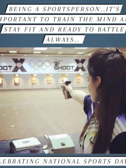 As this image says, being a sportsperson means training the mind to stay fit and ready. Mental conditioning is a core part of our coaching, helping shooters maintain focus and calm under pressure.