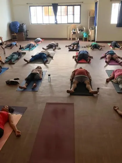 This is the best part of any challenging class: Savasana, or the final relaxation. It's a crucial time for the body to absorb the benefits of the practice and for the mind to settle into stillness.
