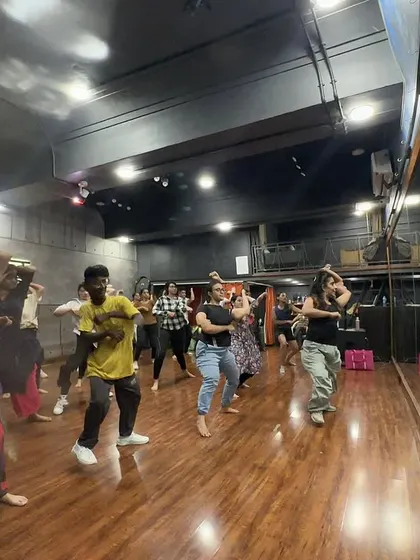 A candid shot from one of my Bollywood classes. The focus is always on learning and growing together in a fun, energetic, and supportive atmosphere.