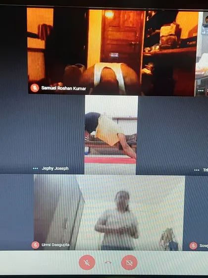 This screenshot shows the dedication of our members who never miss a workout, proving that you can stay fit and connected from anywhere.