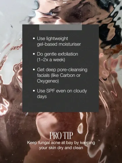 This pro-tip guide for monsoon skincare includes using gel-based moisturizers, gentle exfoliation, and ensuring you still use SPF even on cloudy days to prevent breakouts.