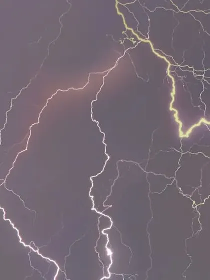 A detailed, almost abstract, image of the lightning. By stacking nearly a hundred photos, I can reveal the complex web of electricity that fills the sky during a major storm.