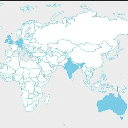 This map shows the global reach of one of my online workshops, with participants from 7 countries. It's amazing to connect with people across the planet who share a passion for composting.