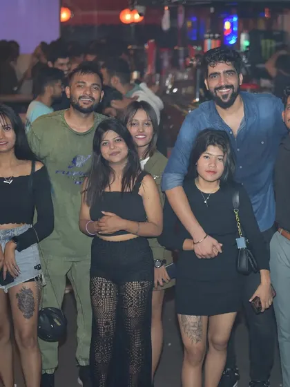 A group of friends enjoying their night out. My aim is to create a space where everyone can relax, have fun, and make new memories together.