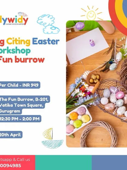 A closer look at the Easter workshop at Fun Burrow, where kids can get hands-on with festive crafts in a fun and safe environment.
