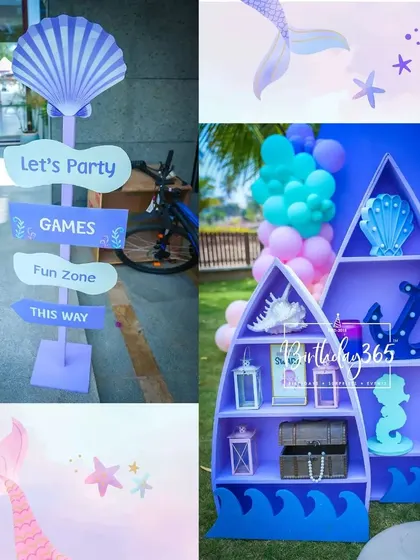 A duplicate of image 206, showcasing the fun and thematic details of a mermaid party.