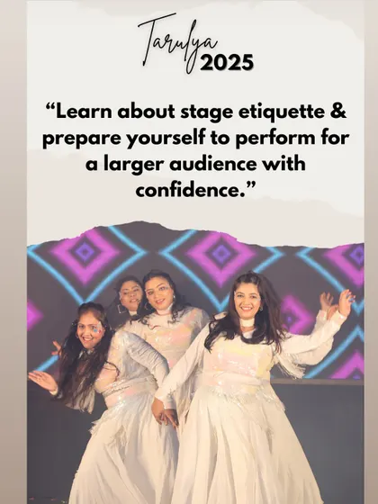 At Tarulya, students learn about stage etiquette and how to perform for a large audience with confidence, an invaluable skill for any performer.