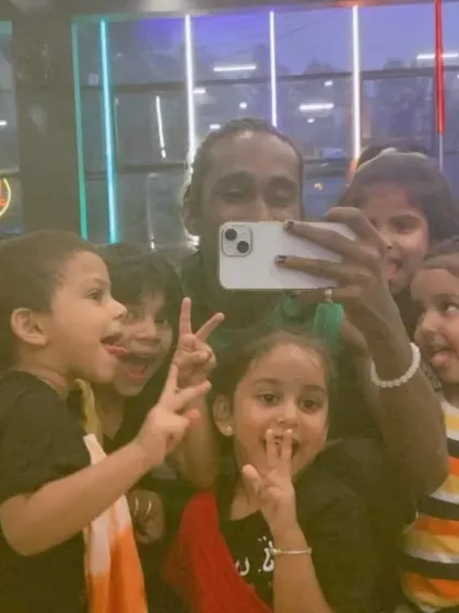 A fun selfie capturing the playful energy of our youngest batch. Classes here are as much about making funny faces and having a laugh as they are about learning dance steps.