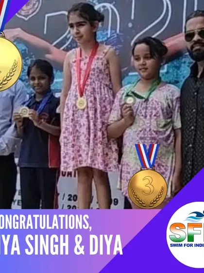 A big congratulations to Aanya and Diya for their medal-winning performances. It's wonderful to see their efforts rewarded on the podium.