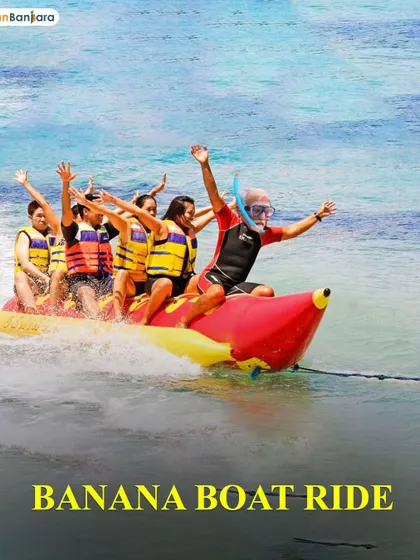 A banana boat ride is a must-do for some group fun in the water. We can add this and other exciting water sports to your Lakshadweep or Goa package.