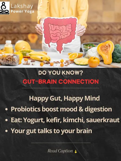 Happy gut, happy mind. The gut-brain connection is powerful. I encourage eating probiotic-rich foods like yogurt and kefir to boost both digestion and mood.