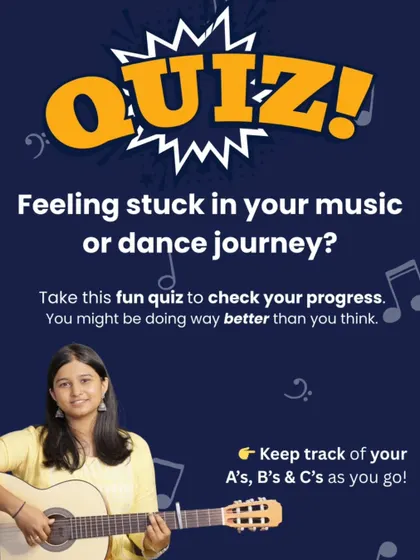 Quiz time! Feeling stuck in your music or dance journey? Take this fun quiz to check your progress. You might be doing way better than you think.
