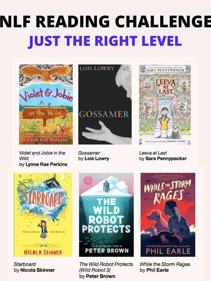We love the variety in the Neev Reading Challenge lists. Here are more 'Just the Right Level' books available at our library.
