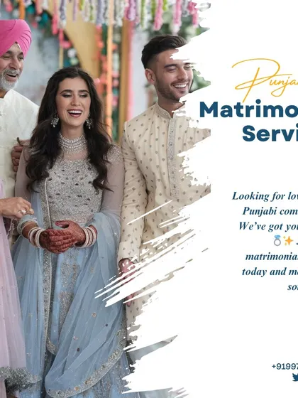 Looking for love in the Punjabi community? My matrimonial service is here to help you meet your soulmate and make your journey joyful.