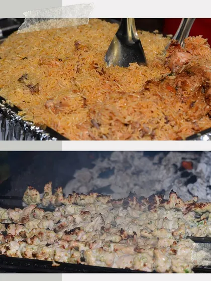 This combination of fragrant biryani and freshly grilled chicken malai tikka is a match made in heaven. It's a hearty and satisfying option for any main course.