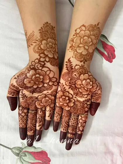 This is the kind of rich, dark floral stain you can expect from my services.