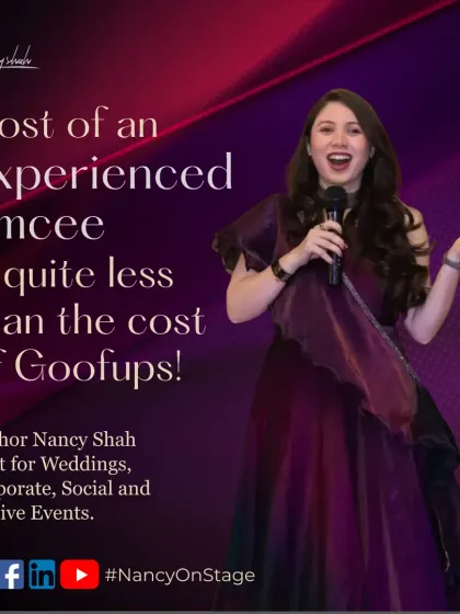 The cost of an experienced emcee is far less than the cost of goof-ups. I believe in investing in expertise to ensure your event flows seamlessly and is stress-free.
