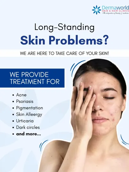 Are you dealing with a long-standing skin problem? From common acne and skin allergies to chronic conditions like psoriasis, I provide expert diagnosis and treatment for a wide range of dermatological issues to help you find relief.