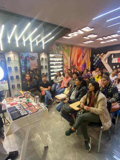 A photo from one of our workshops, with students attentively learning from an expert instructor. Our classes are designed to be interactive and engaging.