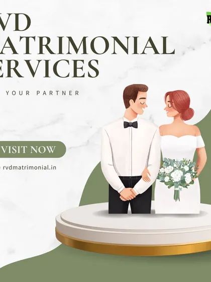 Visit my website to find your partner. This graphic is a clear call to action for those ready to take the next step in their matrimonial journey.