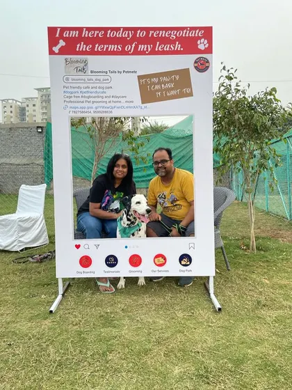 I love seeing the whole family have fun. This is from our "DOG-JOG" event, where we create special memories for paw-parents and their beloved dogs.