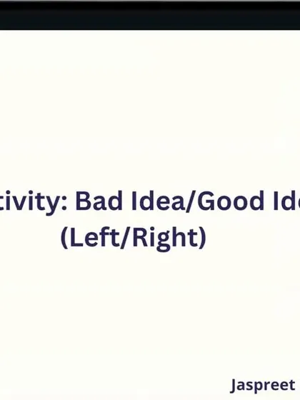 A screenshot from a virtual time management workshop with IBDP students at JBCN. This activity, 'Bad Idea/Good Idea,' helps students reflect on their habits and develop better strategies for managing their demanding schedules.
