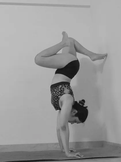 Another shot of my handstand practice. Finding balance in the midst of a chaotic week.