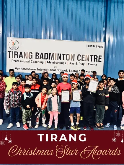 A group photo of our players and coaches at the Tirang Christmas Star Awards. Moments like these build a strong sense of community and make our academy feel like a family.