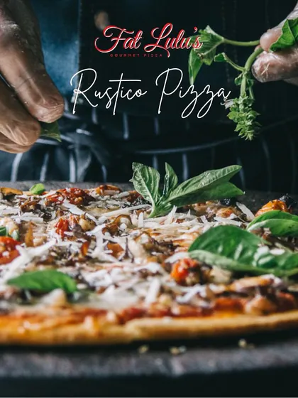 Our Rustico Pizza is a masterpiece of flavor. Topped with wild mushrooms, roasted tomatoes, and fresh basil, it's a rustic and hearty option for true pizza lovers.