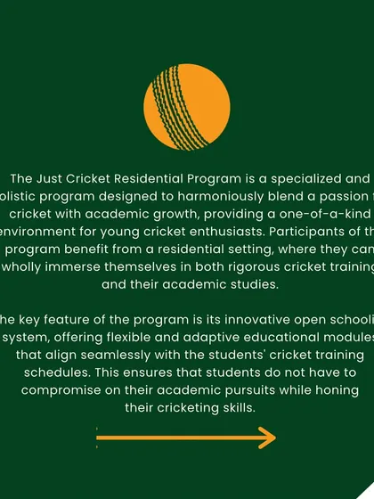 Our residential program is designed to be a one-of-a-kind environment where young enthusiasts can immerse themselves in both rigorous cricket training and their academic studies.