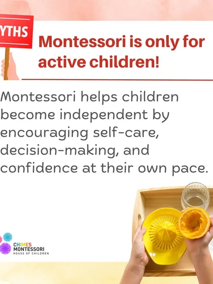 "Montessori means kids can do whatever they want." We address common misconceptions like this one to help parents understand our philosophy of "freedom within limits," which fosters responsibility and respect.