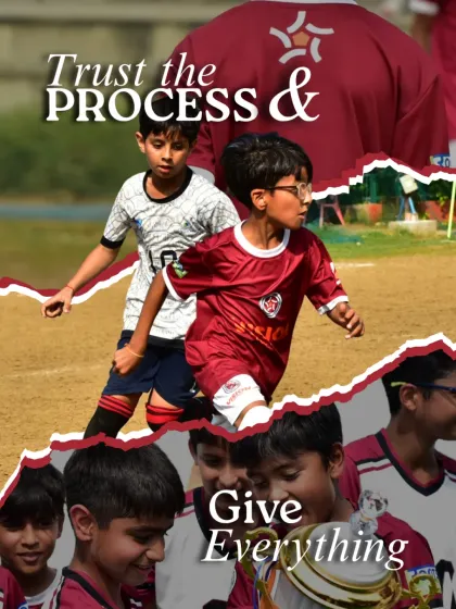 Trust the process and give everything. This is the mindset we instill in our players: believe in the training, believe in yourself, and leave it all on the field.