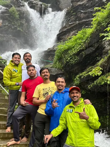 More smiles and good vibes from the Maharashtra trekking group.