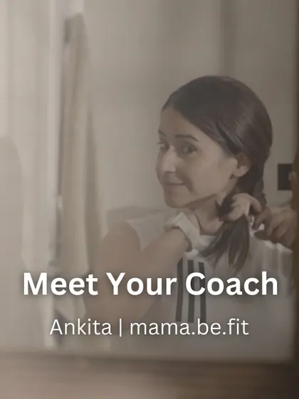 I'm Ankita, a postpartum fitness coach, but more importantly, I'm a mom who has been through it all. My goal is to help you heal, get strong, and feel confident in your body again, without the pressure to "bounce back."