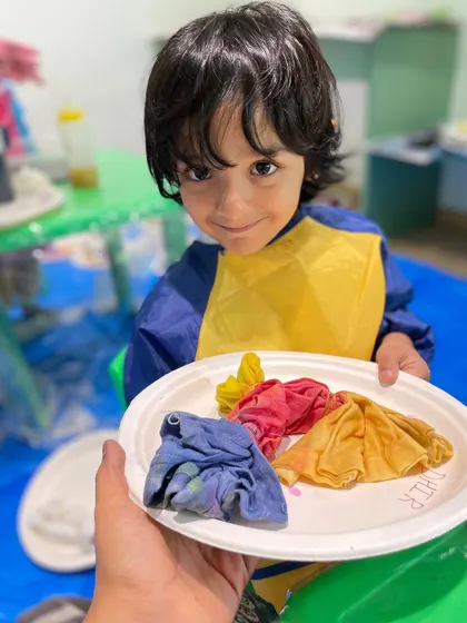 Each activity, from making Bhel Puri and toast to plucking methi leaves and exploring what floats, is a lesson in itself. These practical life and sensorial activities are central to the Montessori method, helping children develop fine motor skills, concentration, and a deep understanding of the world through their own actions.
