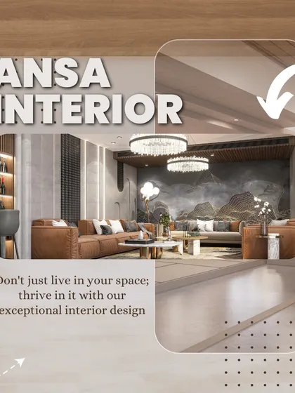An exceptional interior design for a living room that encourages you to thrive in your space. The mix of leather sofas, a statement art piece, and a built-in bar creates a multi-functional and stylish environment.