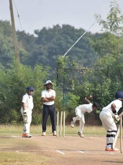 A series of high-quality photos from our Hyderabad tour, capturing bowling action, batting, and team photos.