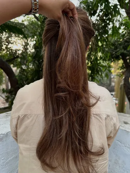 The ponytail view of the color refresh.
