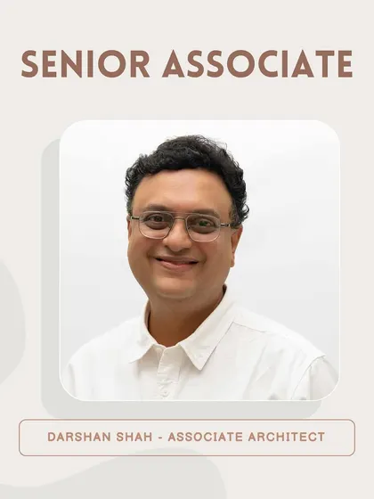 Introducing Senior Associate Darshan Shah. His unique design approach and deep experience in directing residential and commercial projects make him a valued leader within our team.