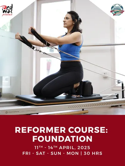 Announcing our 30-hour Foundation Reformer Course for April. This is the first step for anyone serious about becoming a skilled and knowledgeable Reformer instructor.