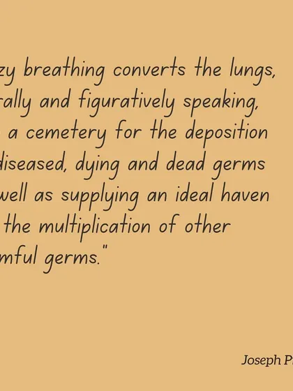 Joseph Pilates said this a century ago, and it's more relevant than ever. Proper breathing is the most important part of my classes, something I learned the value of firsthand.
