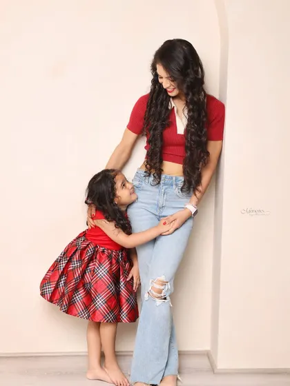 A loving glance between a mother and her daughter. These are the moments you'll want to remember forever.