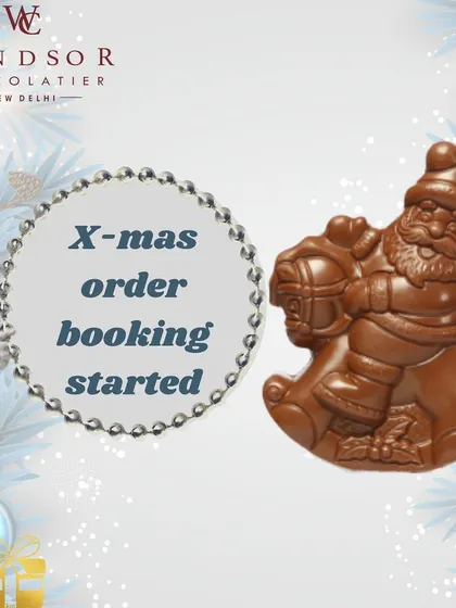 My rocking horse Santa sculpture is a popular Christmas order, combining two classic holiday toys into one delicious chocolate piece.